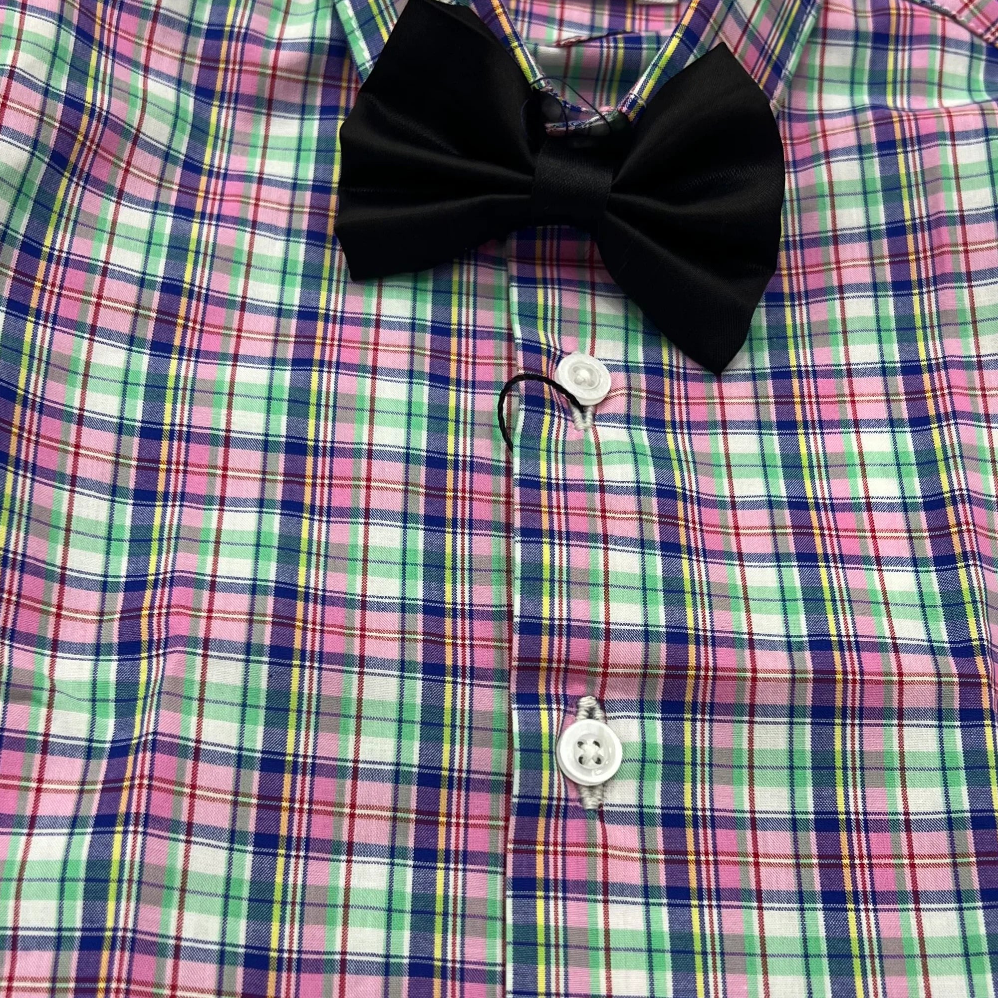 Baby Boy Green Multi Checked / Blue pant Formal Gallis suit