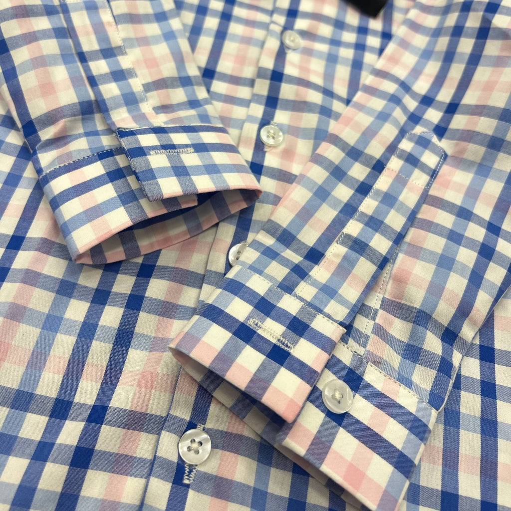 Baby Boy 4 Piece Multi Check Print Black pant Formal set