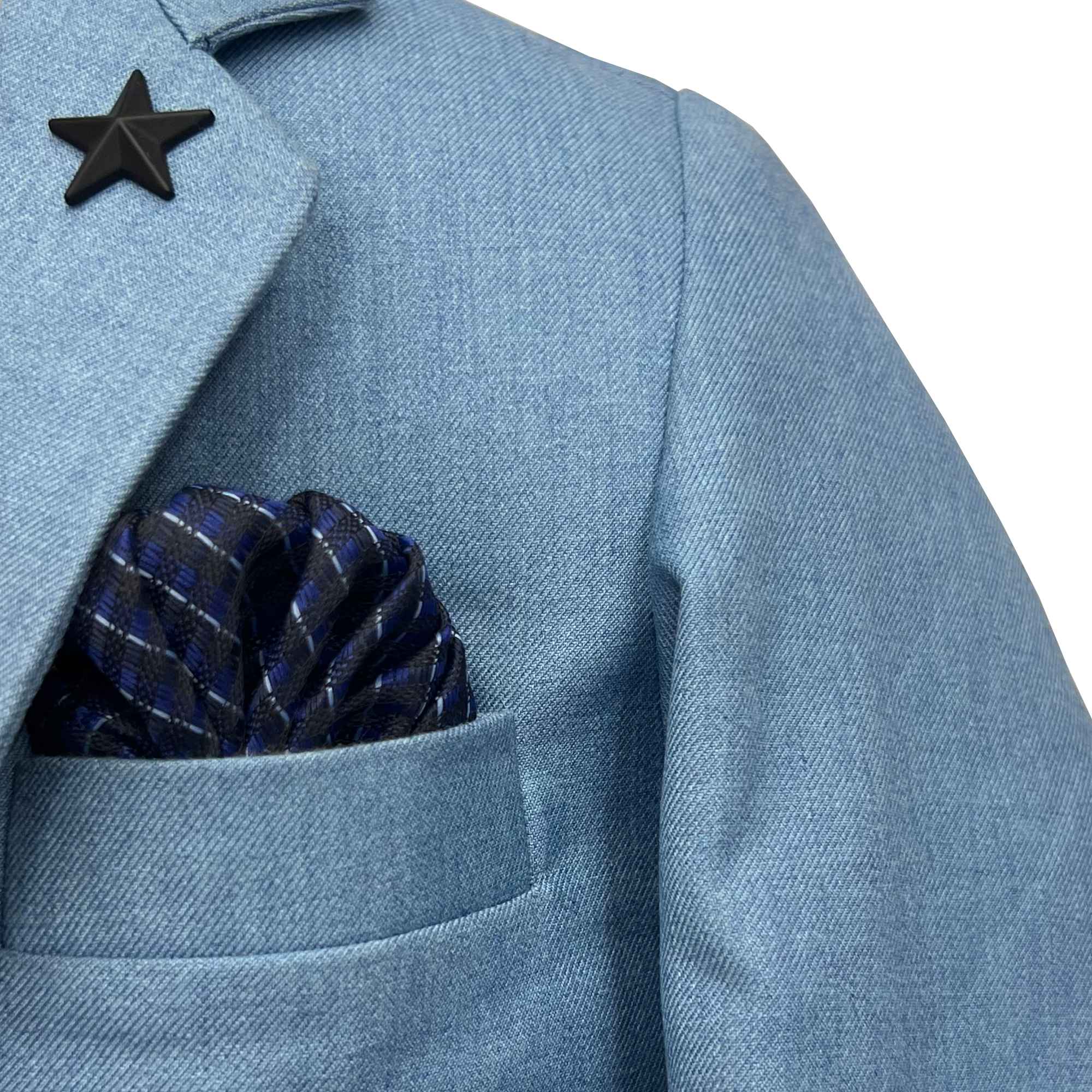 Baby Boy 4 Piece Light Blue Formal Suit