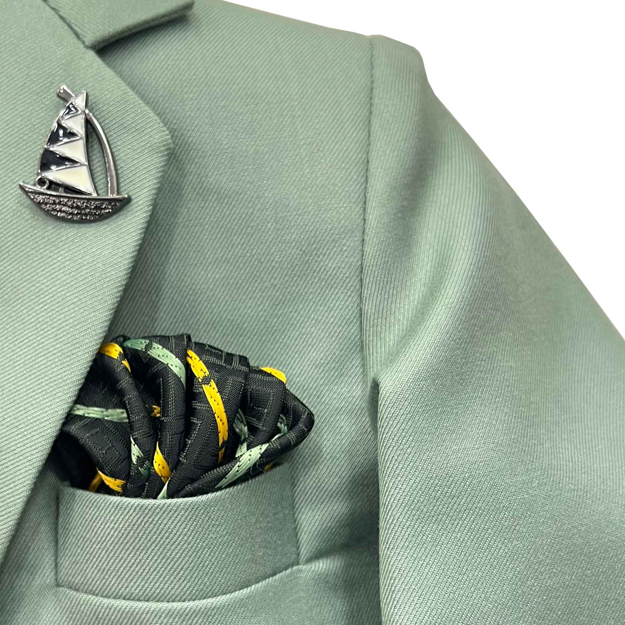 Baby Boy 4 Piece Green Formal Suit