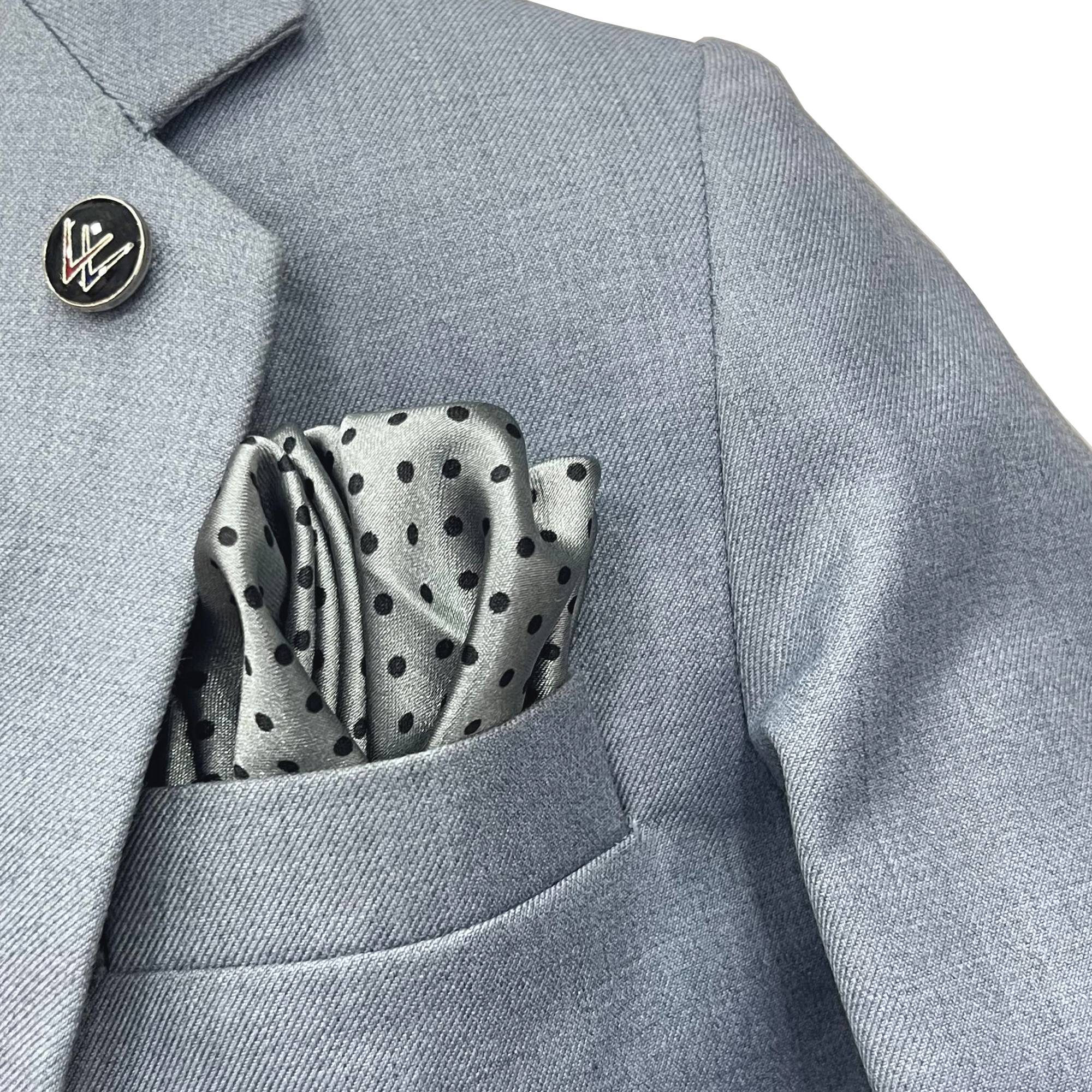 Baby Boy 4 Piece Grey Formal Suit