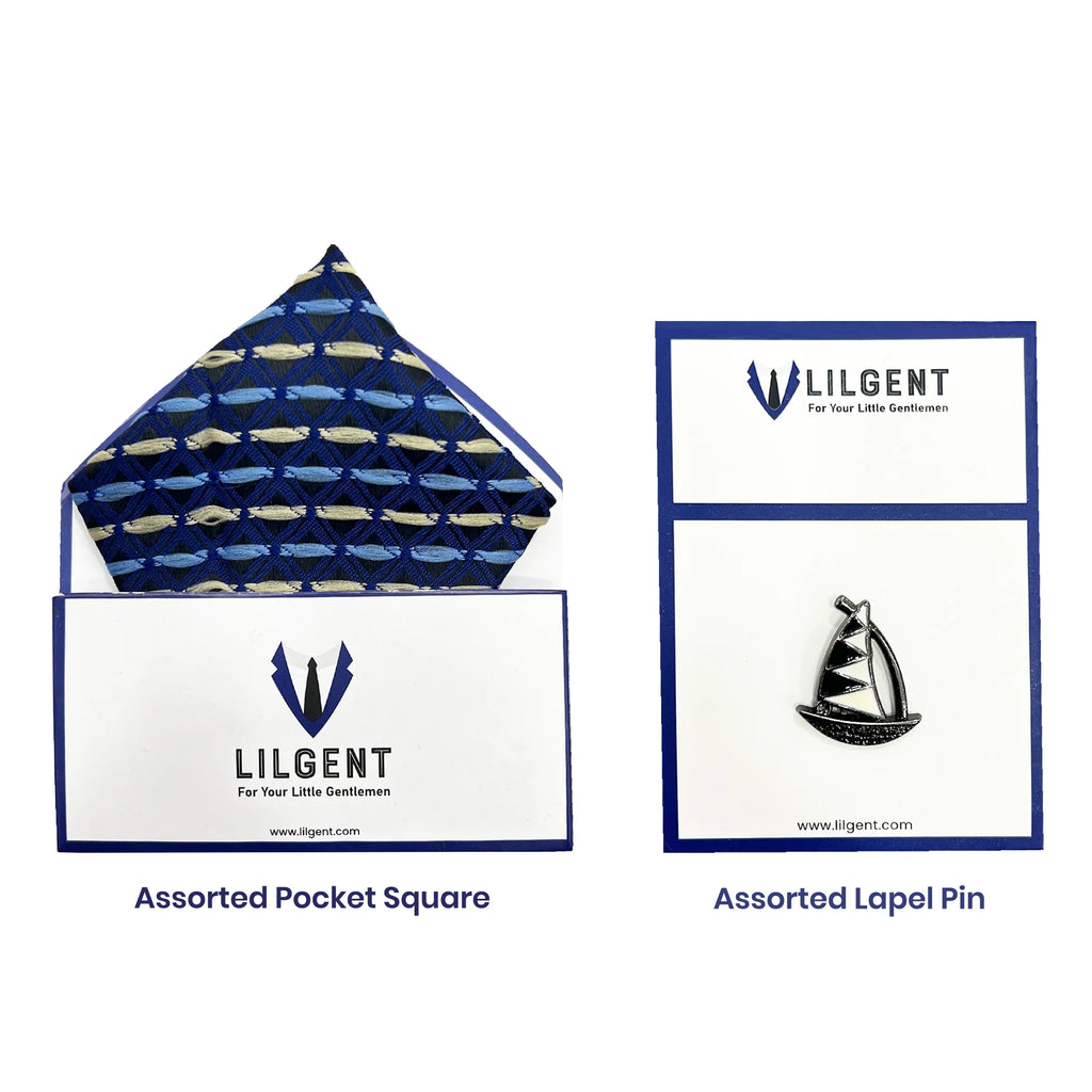 Baby Boy 4 Piece Plain Grey Formal Suit