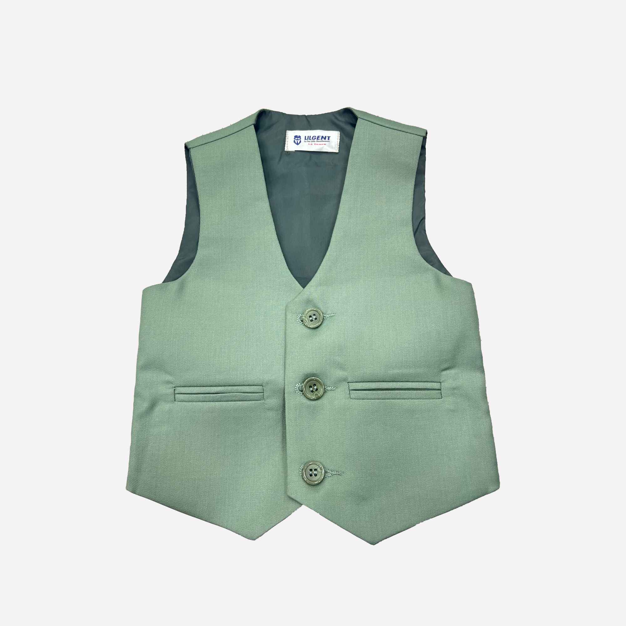 Baby Boy 4 Piece Green Formal Suit
