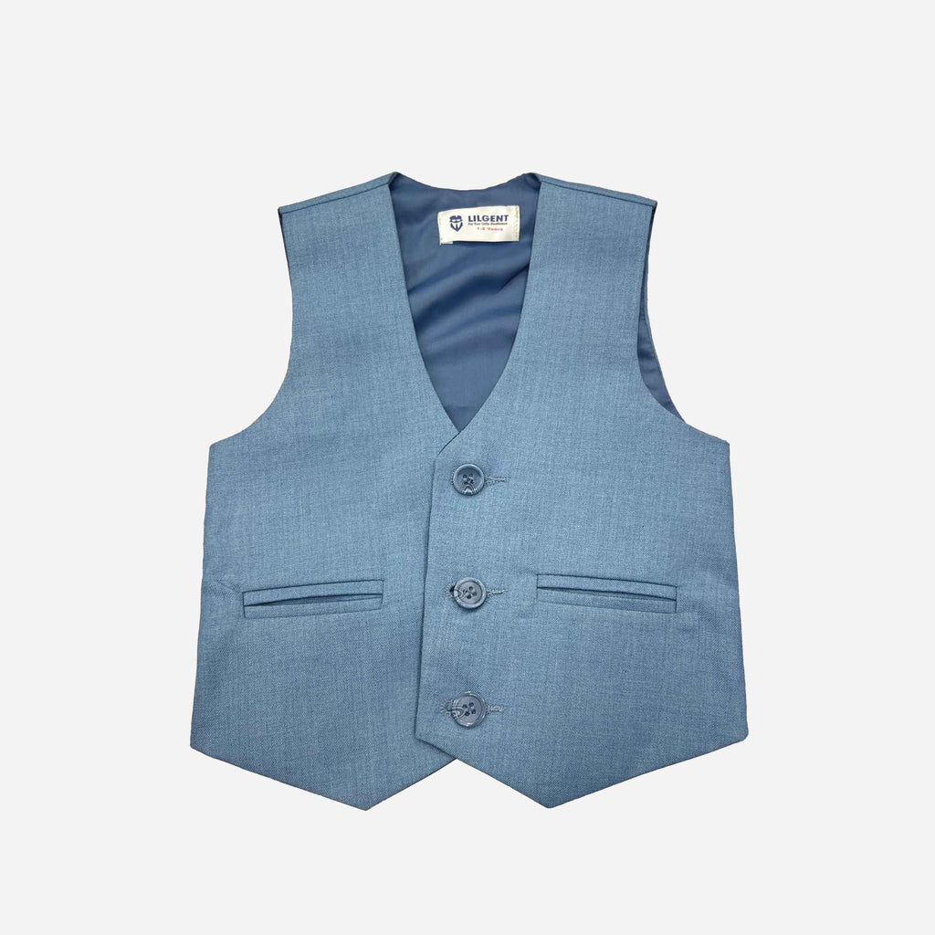 Baby Boy 4 Piece Light Blue Formal Suit