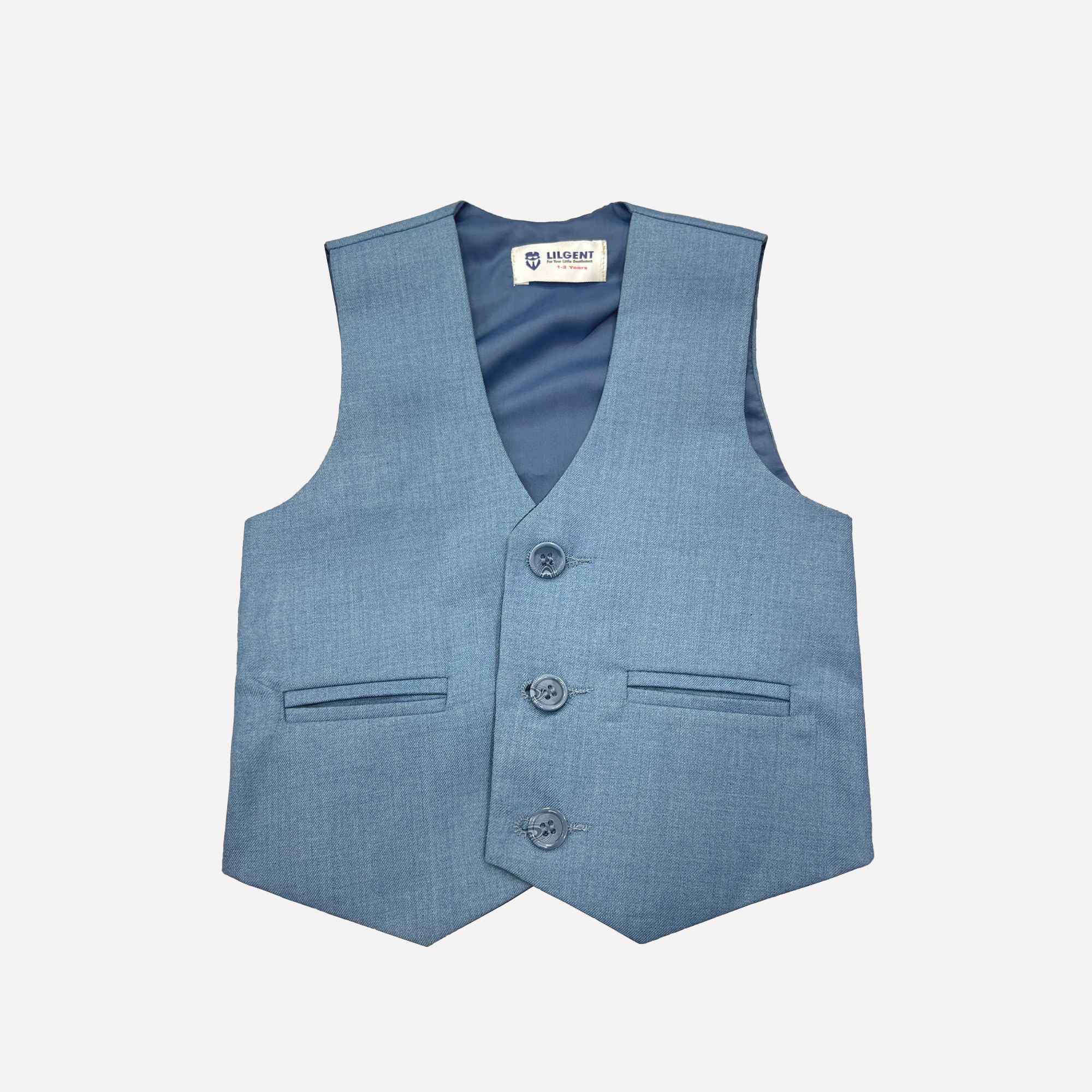 Baby Boy 4 Piece Light Blue Formal Suit