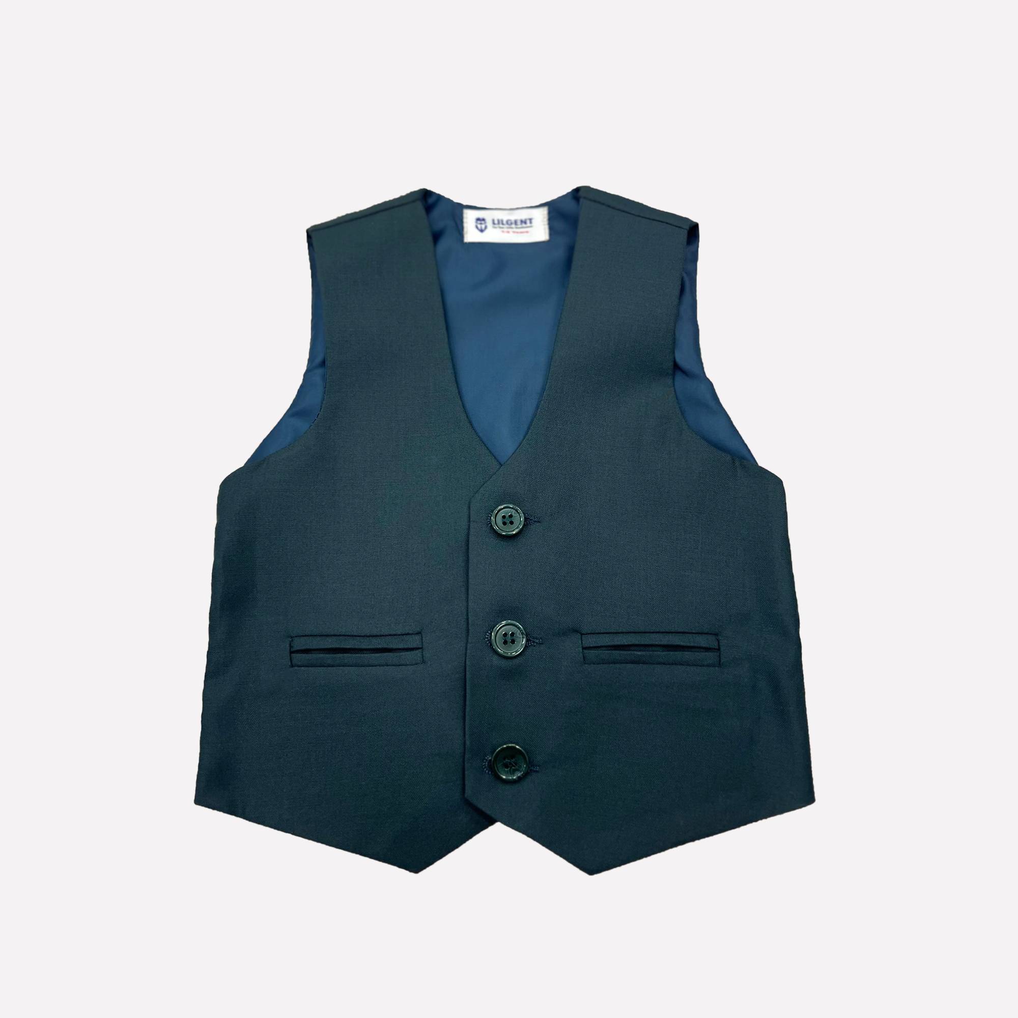 Baby Boy 4 Piece Dark Green Formal Suit