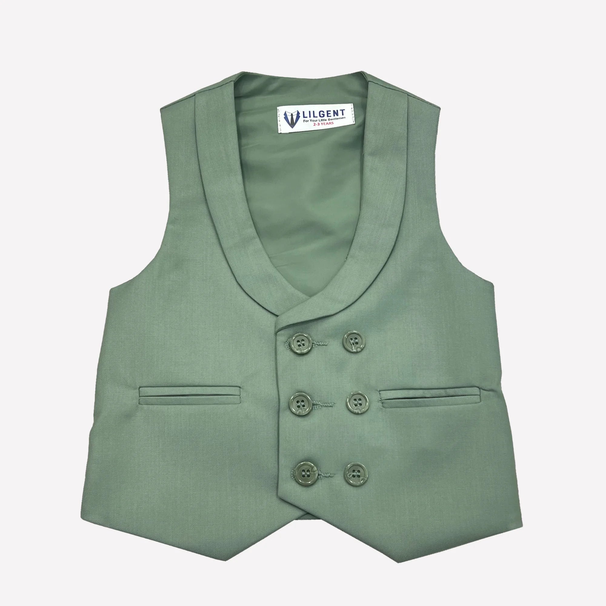 Baby Boy Sea Green Waistcoat Formal Set