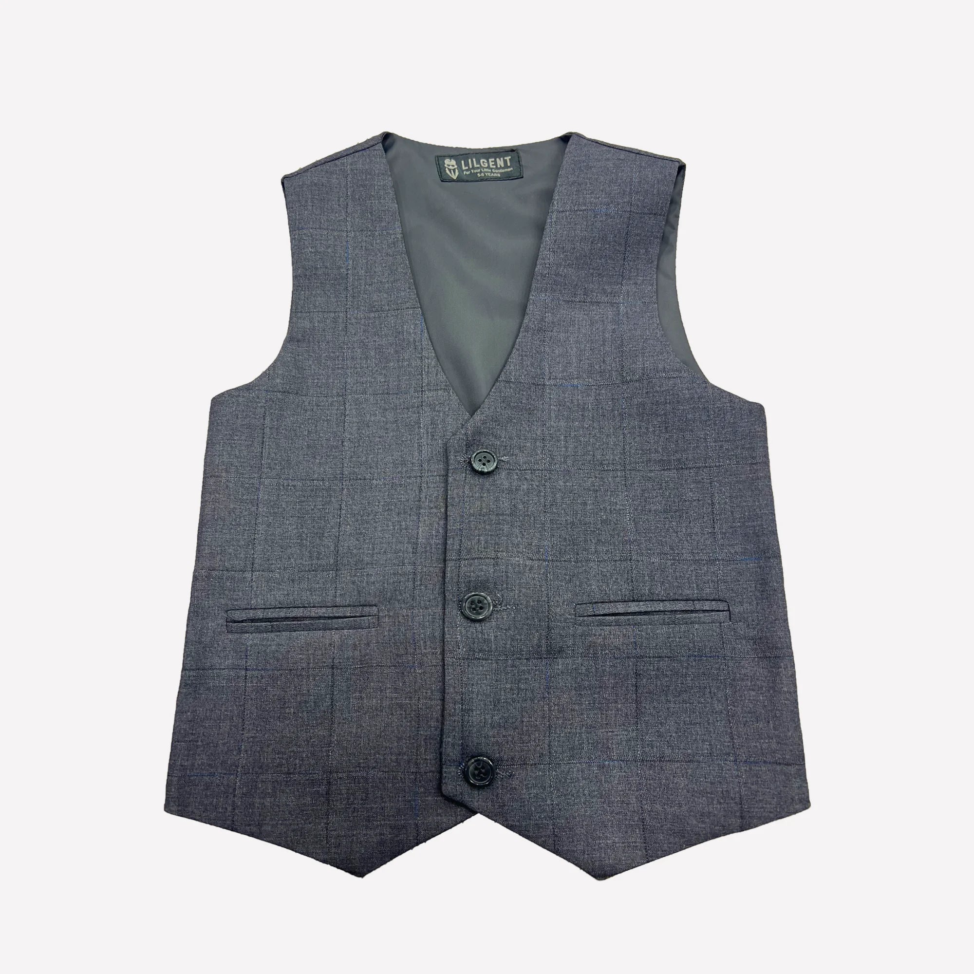 Baby Boy Light Grey Waistcoat Formal Set