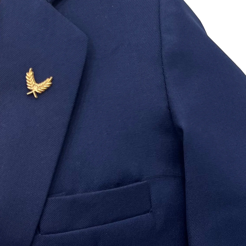 Baby Boy 4 Piece Coat Formal Suit Plain Royal Blue