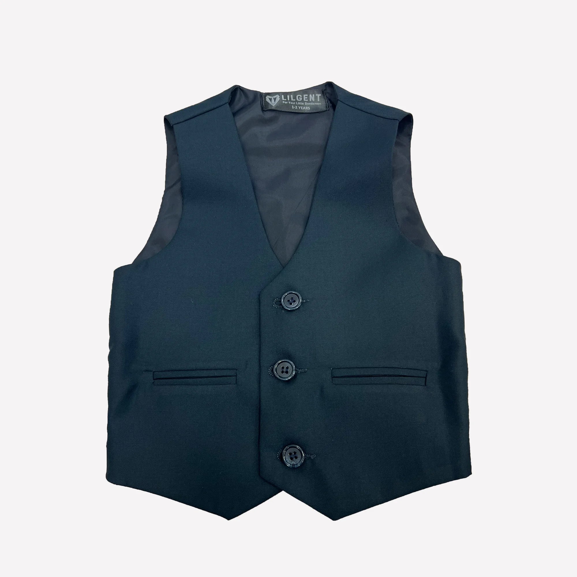 Baby Boy 4 Piece Plain Dark Green Formal Suit